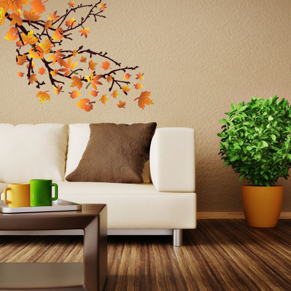 Style and Apply Spring Leaves Wall Decal Wayfair